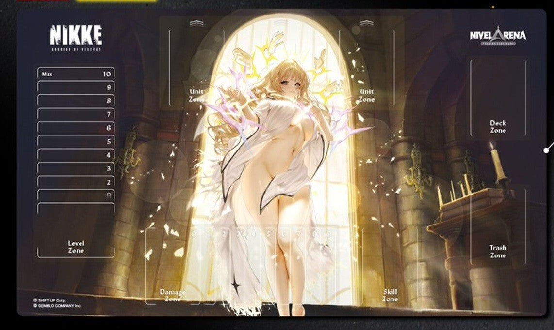 Crown naked king Playmat Korea exclusive alt art  Nivel Arena Nikke