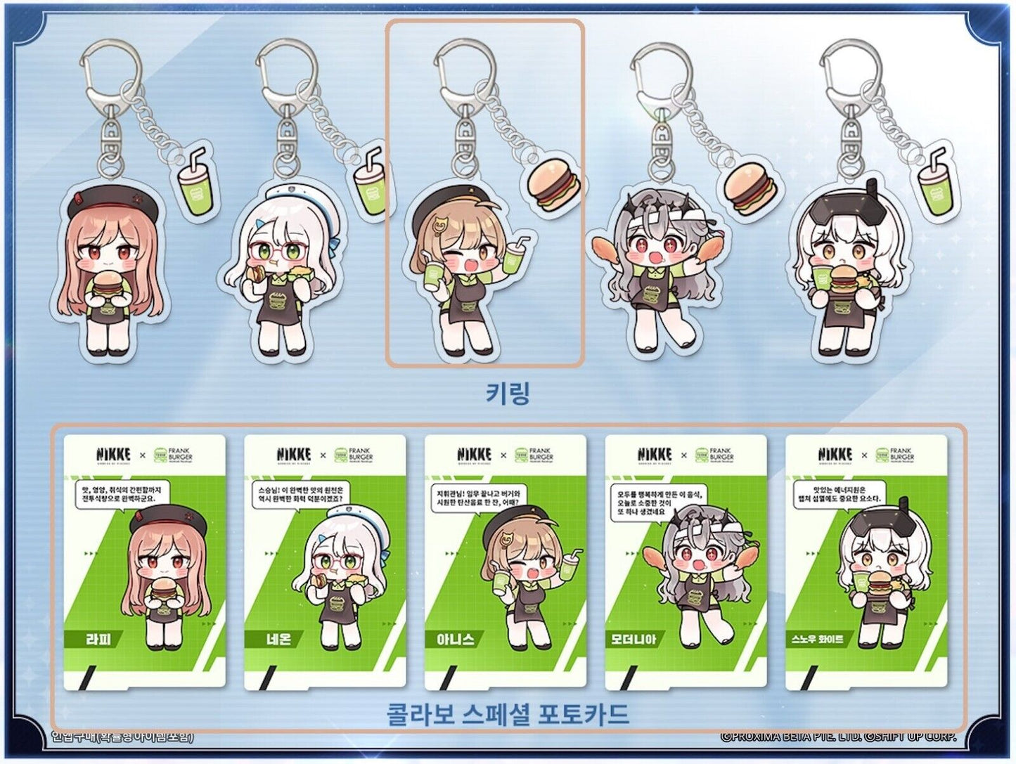 Nikke: Goddess of Victory Frank Burger Collaboration Korea Exclusive Redeem code