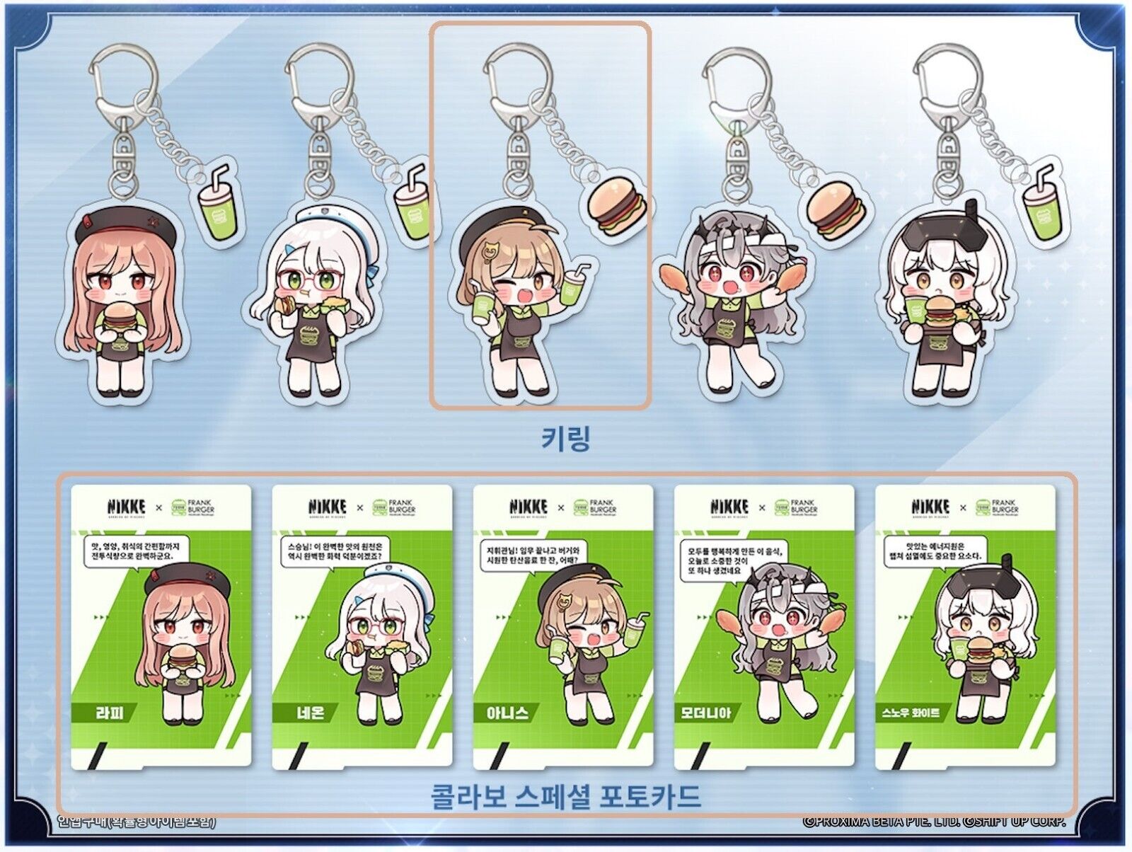 Nikke: Goddess of Victory Frank Burger Collaboration Korea Exclusive Redeem code