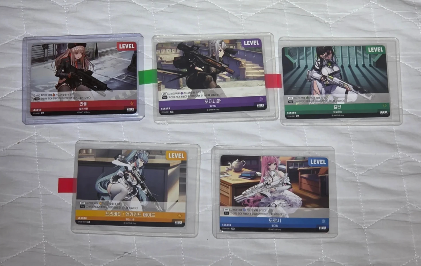 Nikke Nivel Arena SBL Set 5 Card Dorothy Modernia Rapi Privaty Guilty SB01 KR