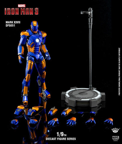 KING ARTS :DFS061 Iron Man 3 1:9 mark 27 die-cast in stock fast shipping