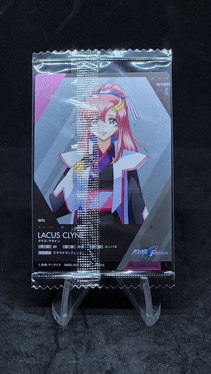 BANDAI Gundam SEED FREEDOM Wafers Card No.1-007 Lacus Clyne Sealed