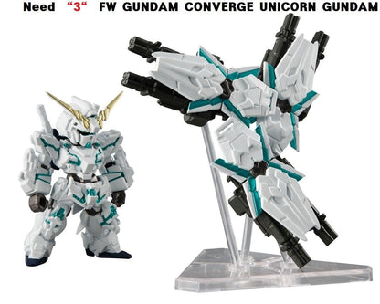 BANDAI FIGURE FW  GUNDAM CONVERGE#253 Unicorn Gundam Final Battle ver.