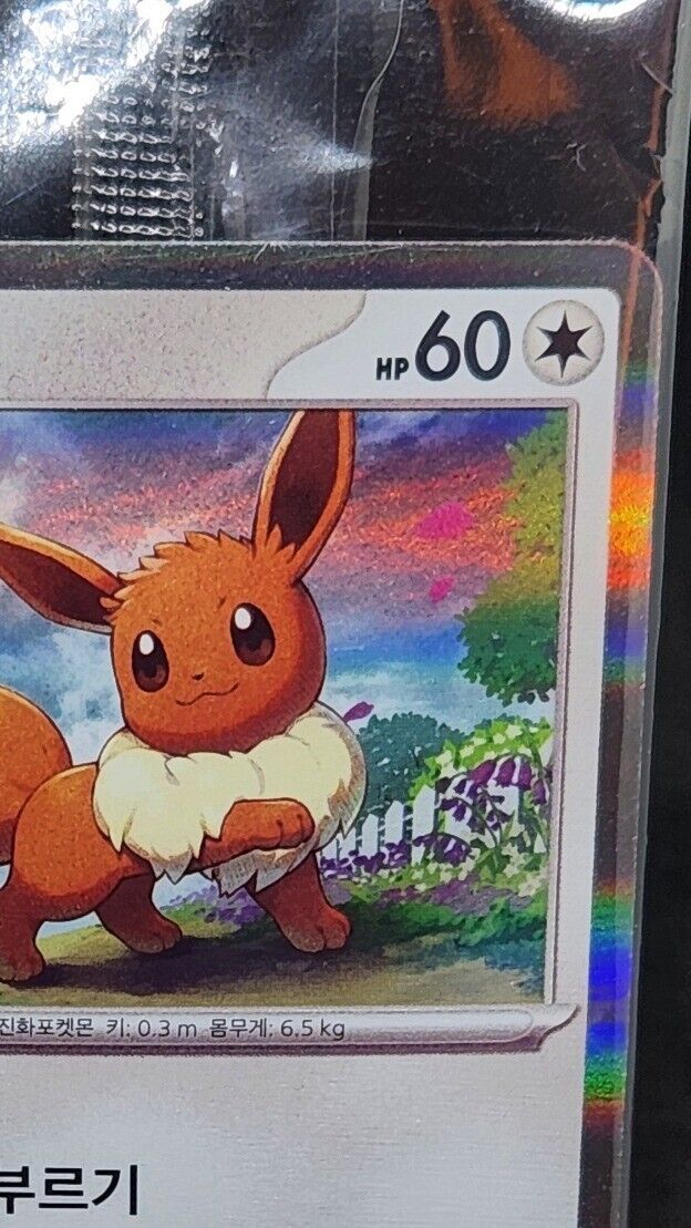 Eevee Promo 022/SV-P 2024 National Championships Participant Pokemon Korean seal