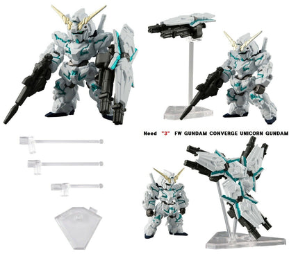 BANDAI FIGURE FW  GUNDAM CONVERGE#253 Unicorn Gundam Final Battle ver.