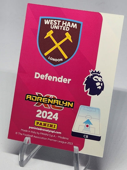 Nayef Aguerd ADRENALYN RUSH PANINI ADRENALYN XL 2024 No.432 West Ham excellent