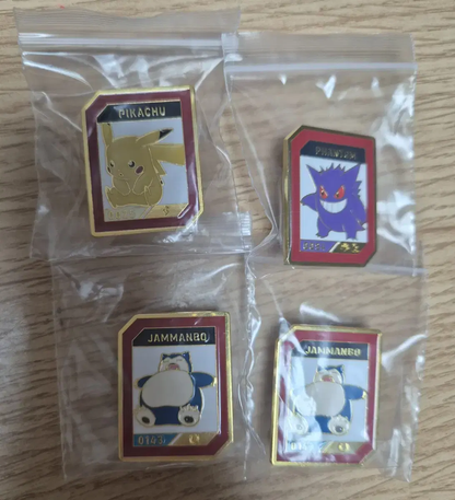 Pokemon Metal Lapel Pin Badge Pokemon Korea  Exclusive Pikachu Eevee Charizard