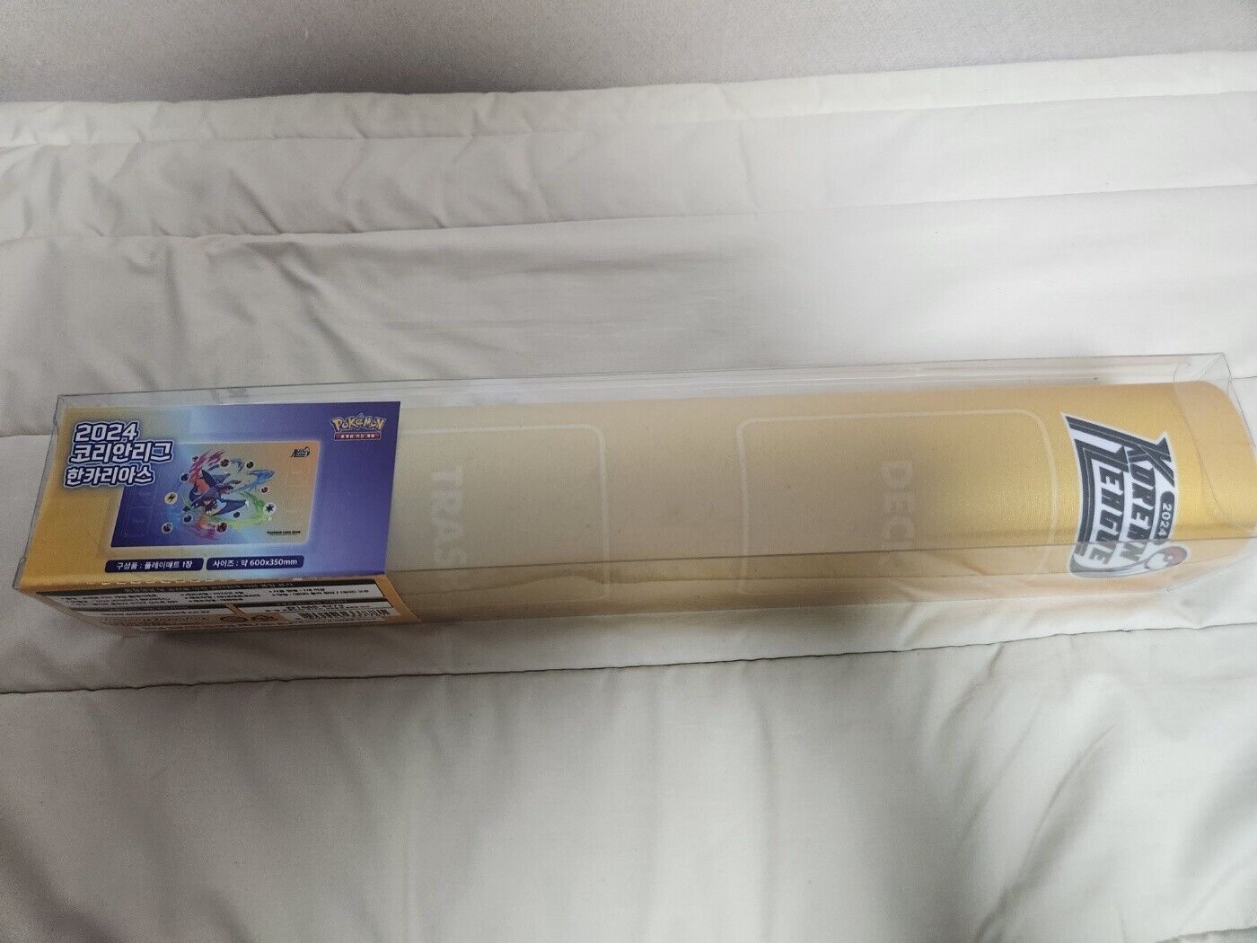 Pokemon Card Korea Exclusive Korean League 2024 Garchomp Pokemon Playmat NEW