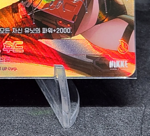 THE REDHOOD BT01-01 SPL Signature card Nivel Area Nikke Encounter RED DASH