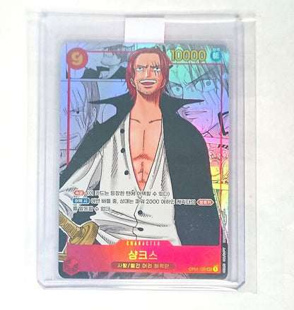 Shanks OP01-120 SEC Manga Parallel Alt art ONE PIECE Card Game excellent Korean