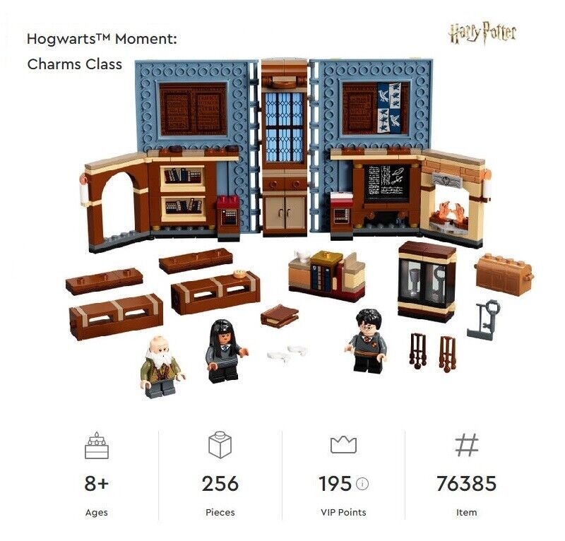 LEGO Hogwarts Moment Charms Class Harry Porter Cho Chang Professor flitwick f/s