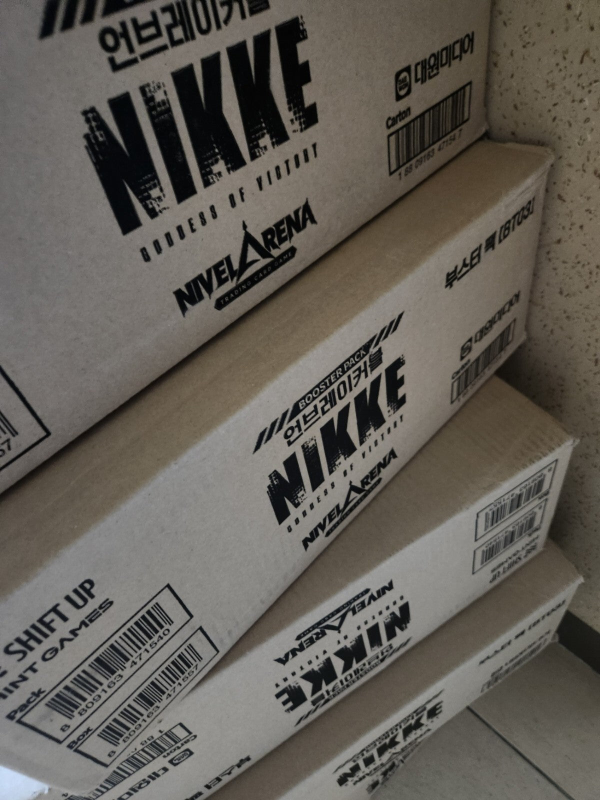 BT03 Unbreakable NIKKE Nivel Arena 1 Case 24 Booster Boxes Korean Ver Seaeld