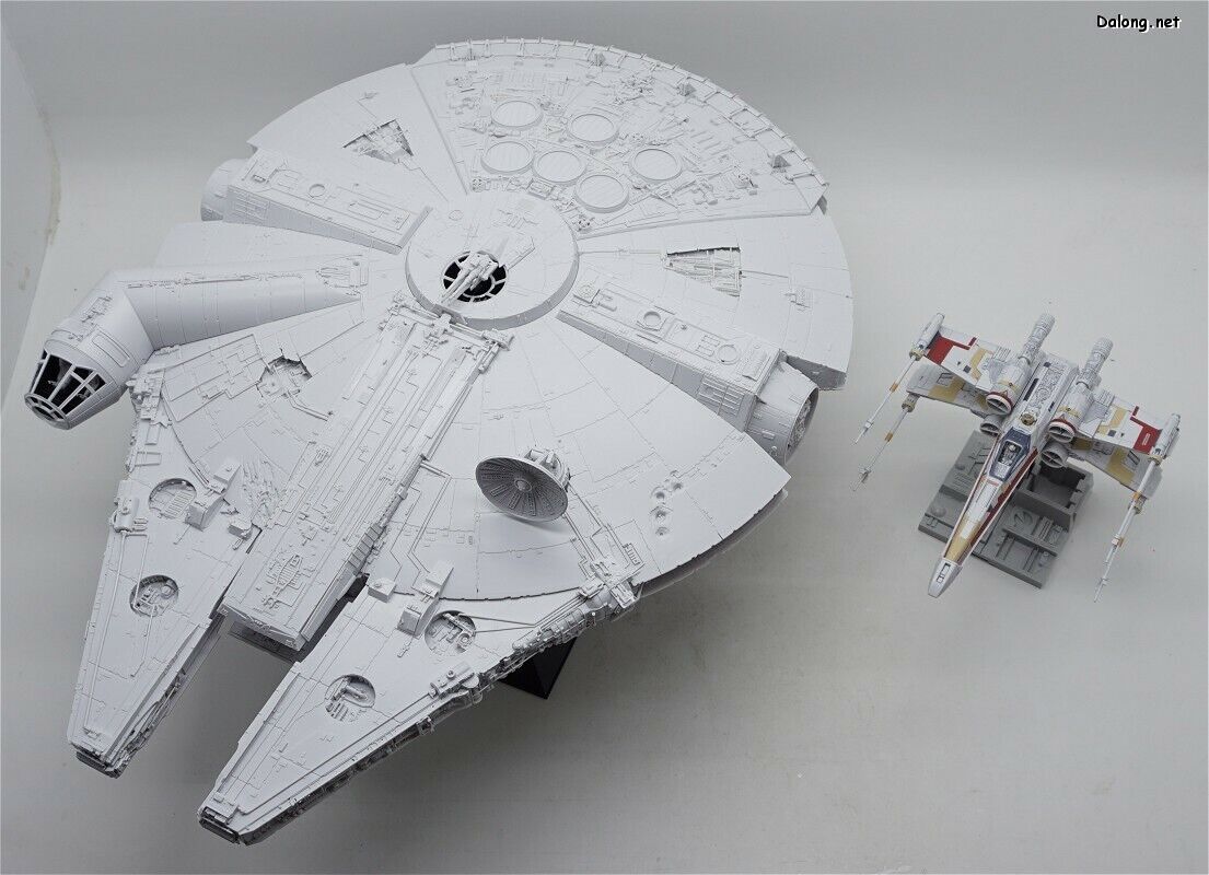 PG Millennium Falcon plastic model kit BANDAI Star Wars LED Kit included