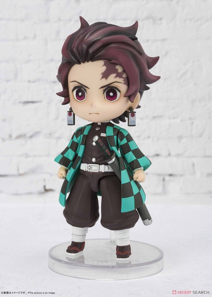 Kamado Tanjiro Figure  Bandai Tamashii Nations Demon Slayer Figuarts Mini 3.5"