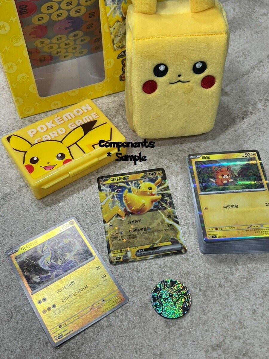 Pokemon card Pikachu special set Scarlet & Violet starter set ex Korean