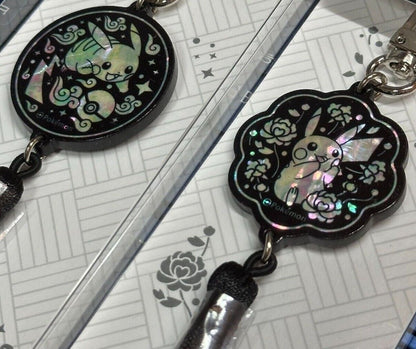Pikachu Keychain Hanbok Edtion mother-of-pearl lacquerware Keyring