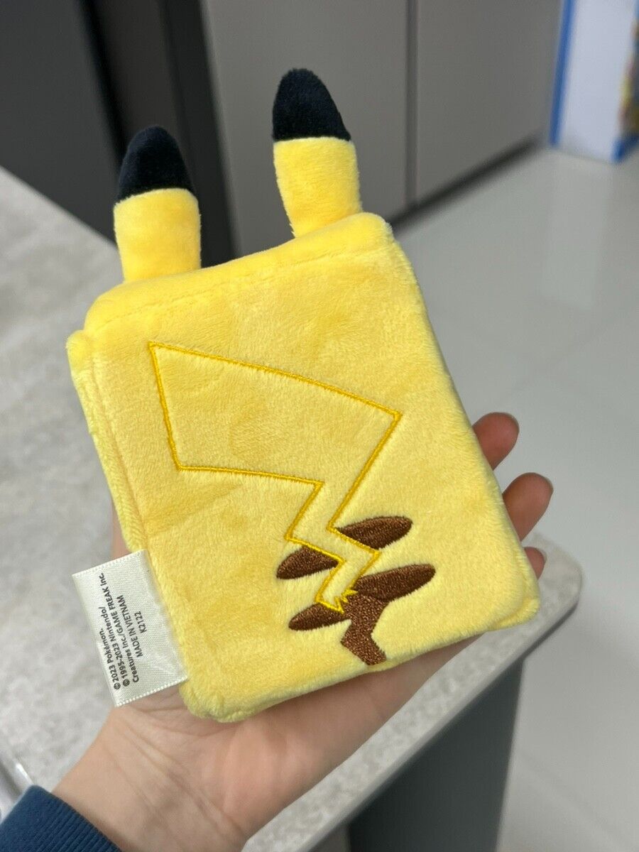 Pikachu Plush Deck Case Pokemon Card Scarlet & Violet Sealed in Stock FASTSHIP