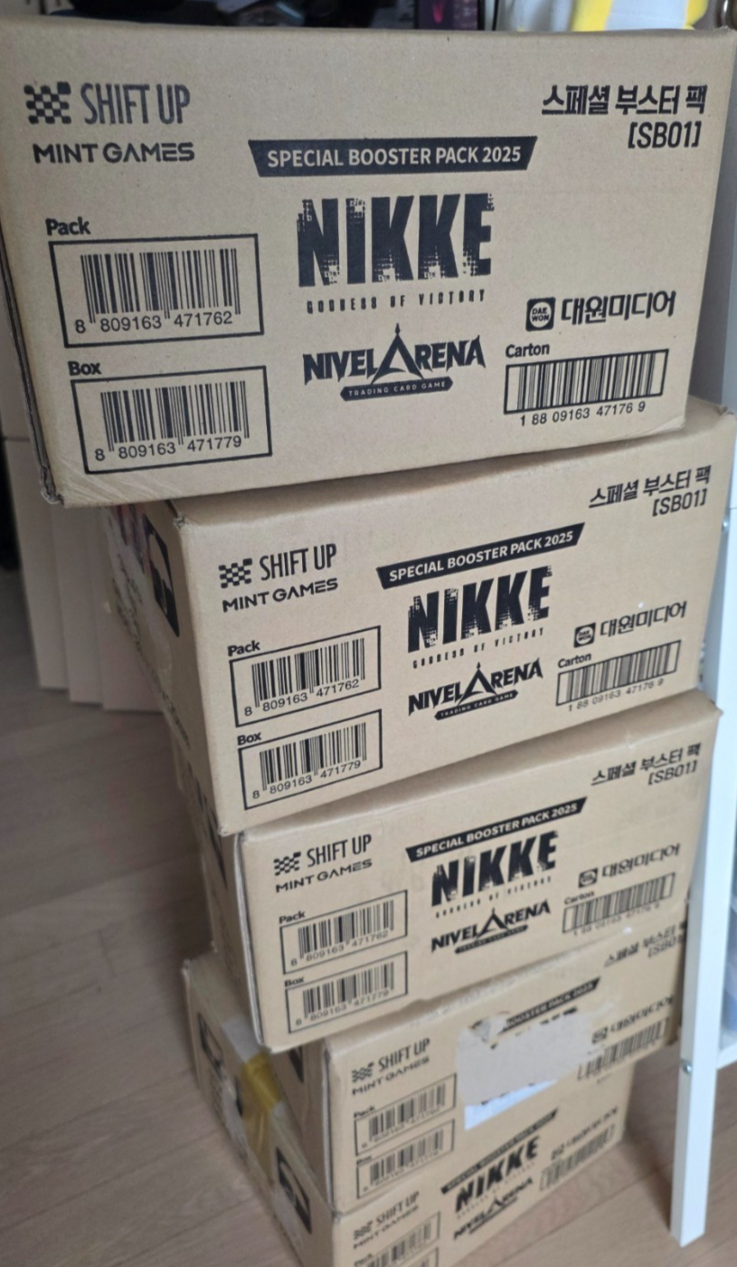 Nikke Nivel Arena SB01 Special Booster Sealed Case Factory New Korean