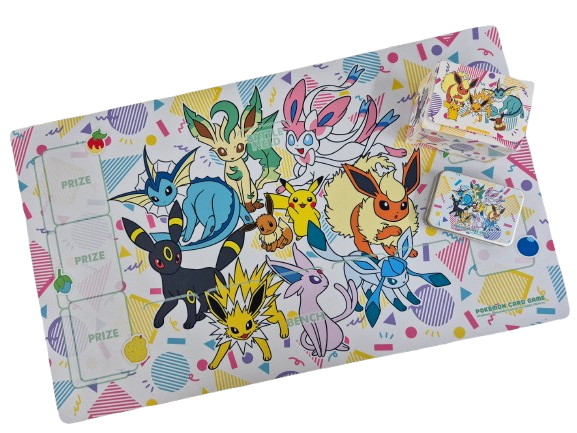 PIKACHU & EEVEE FRIENDS PTCG Playmat deck case 2025 Korea Exclusive full set