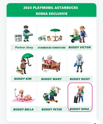 Starbucks Korea Exclusive 2024 Playmobil figures special edition