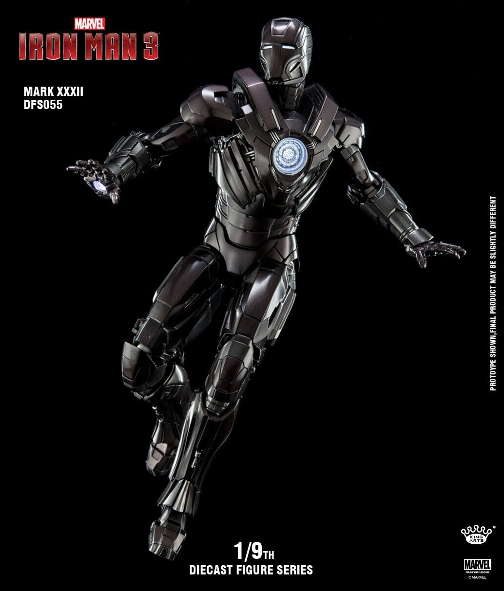 KING ARTS: DFS066 Iron Man 3 1:9 MK32 ROMEO Enchanced RT