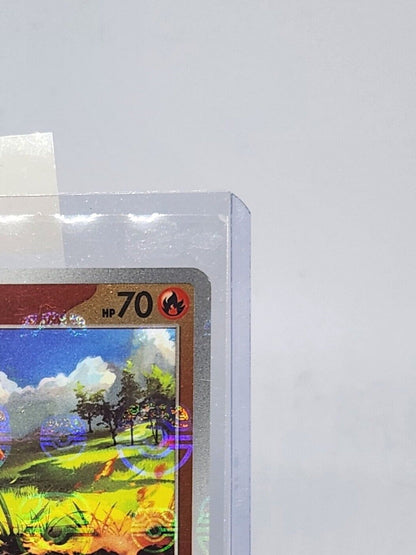 Charmander 004/165 Mirro Master ball Pokemon Card 151 Holo Korean sv2a