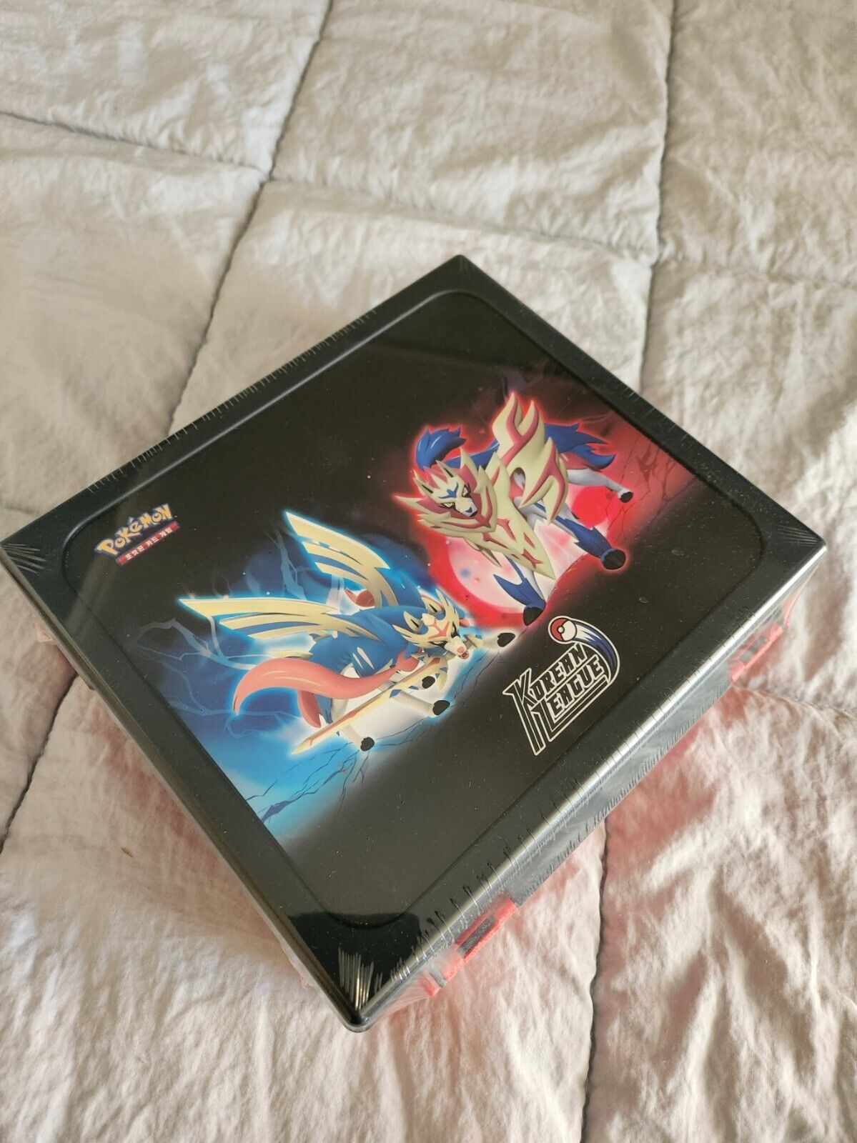 Pokemon Card Game Carrying Case Zamazenta Zacian  2022 Korean League Exclusive