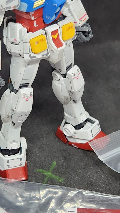 Bandai RG 1/144 RX-78-2 1.0 Assembled Model Kit Matte Finish, Ready to Display