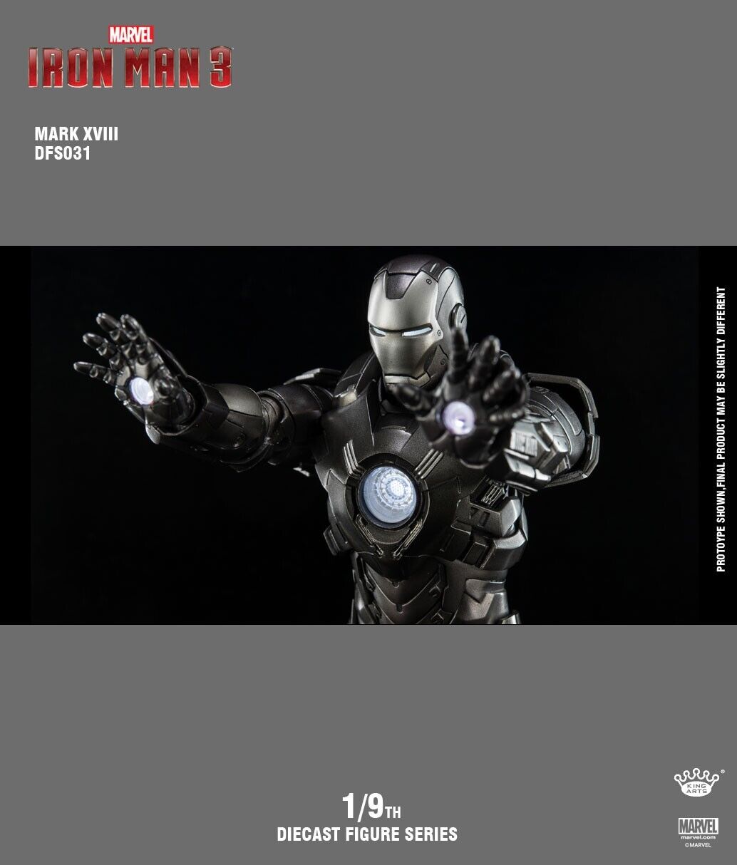 King Arts DFS031  1/9 Iron Man MK18  MARK18 CassanovaAction Figure
