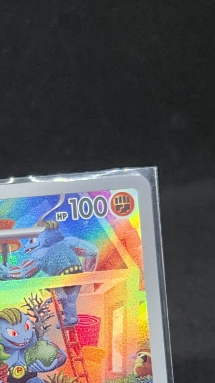 Machoke AR Pokemon Card 151  sv2a 177/165 Scarlet & violet Korean