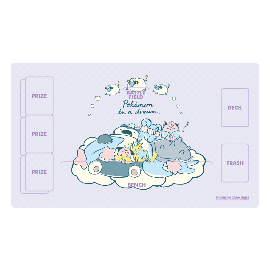Pokémon IN A DREAM rubber playmat Pokemon Winter Festa 2023 Korea Exclusive