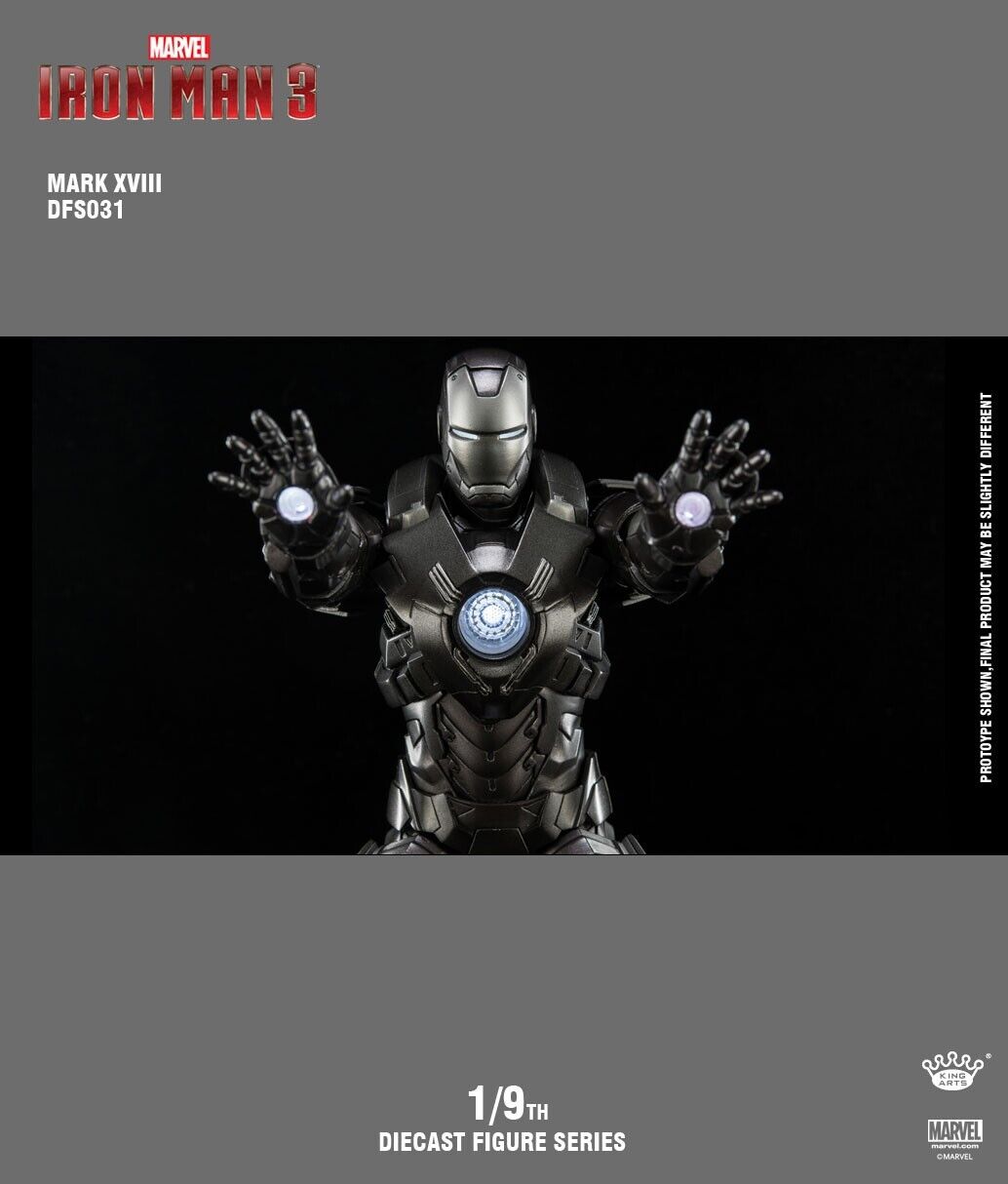 King Arts DFS031  1/9 Iron Man MK18  MARK18 CassanovaAction Figure