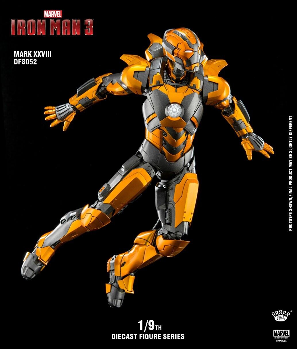 KING ARTS DFS052 Iron Man 3 1:9 Mark 28 die cast in stock fast shipping