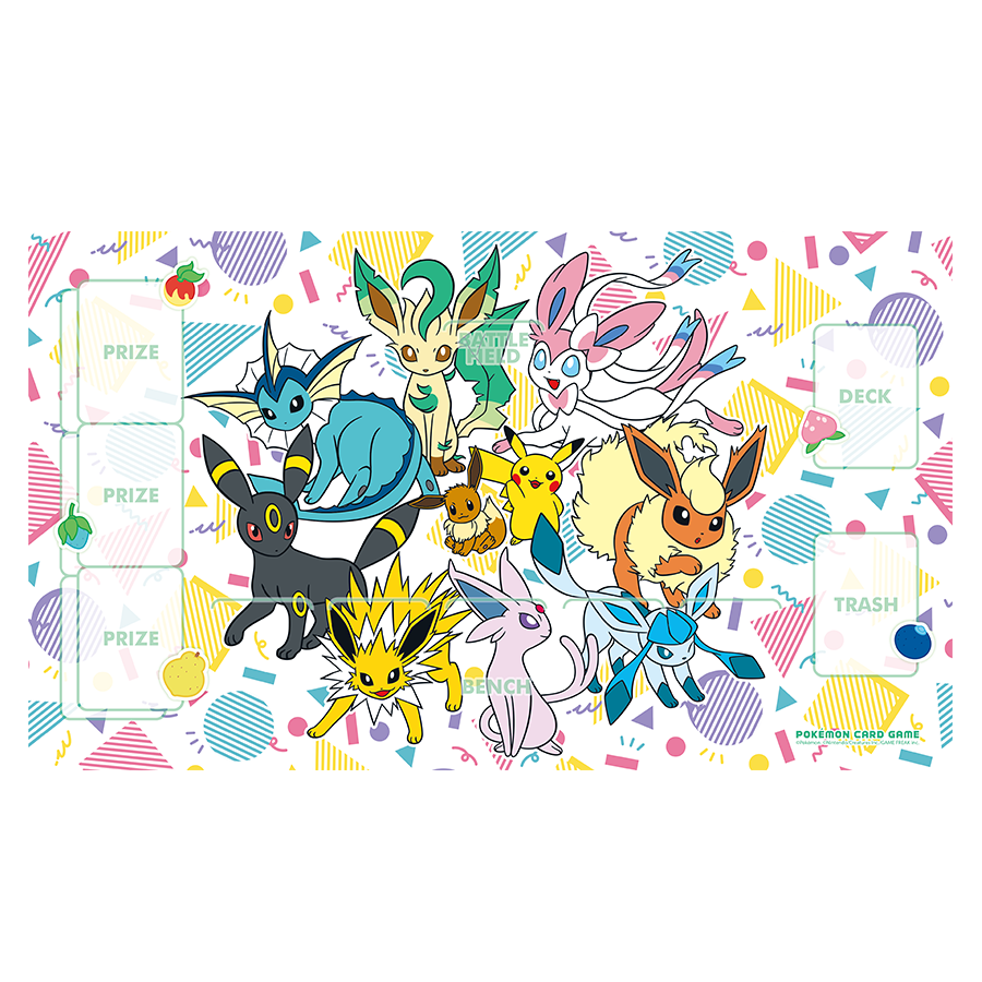PIKACHU & EEVEE FRIENDS PTCG Playmat deck case 2025 Korea Exclusive full set