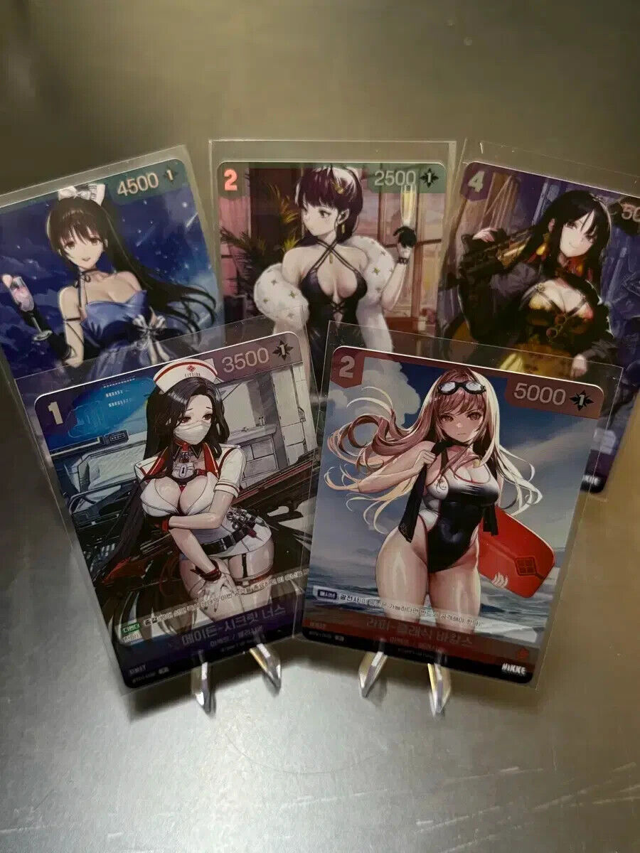 BT01 Nivel Arena Nikke Promo Rapi Dolla Diesel Maiden Moran Holo Korean version