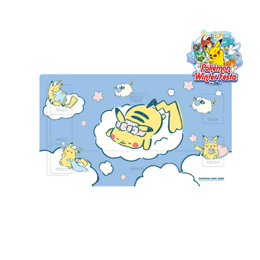 Pikachu in a dream rubber playmat Pokemon Card Korea Center Exclusive playmat