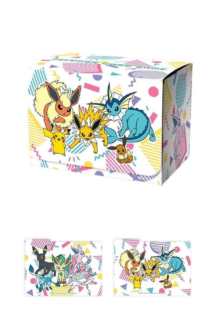 PIKACHU & EEVEE FRIENDS PTCG Playmat deck case 2025 Korea Exclusive full set