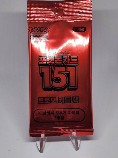 Pokemon 151 Promo pack Korean authentic PTCG Scarlet & Violet