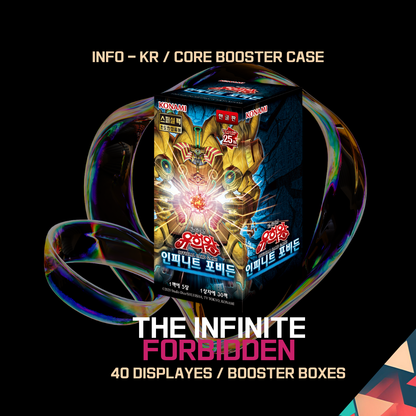 INFO-KR The Infinite Forbidden 1 CASE 40 Booster boxes Factory Sealed with Special PacK