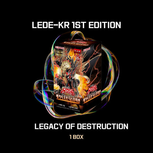[Yugioh OCG]  LEGACY OF DESTRUCTION  Booster Box 1st Edition Factory Sealed with Special Pac