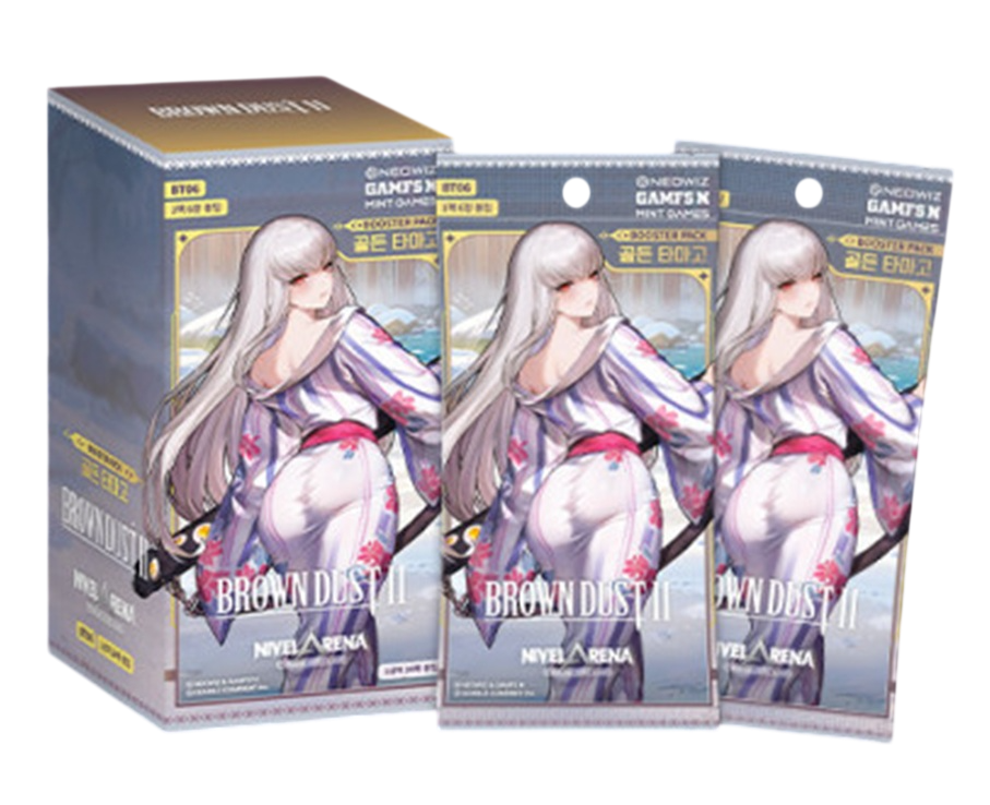 BT06 Golden Tamago Nivel Arena Brown Dust 2 Booster Box Korean Edition Pre-Order