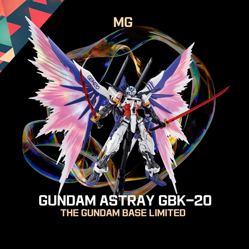 MG 1/100 Gundam Astray GBK-20 The Gundam Base Limited Exclusive Model Kit with Destiny Wings and Dual Katana