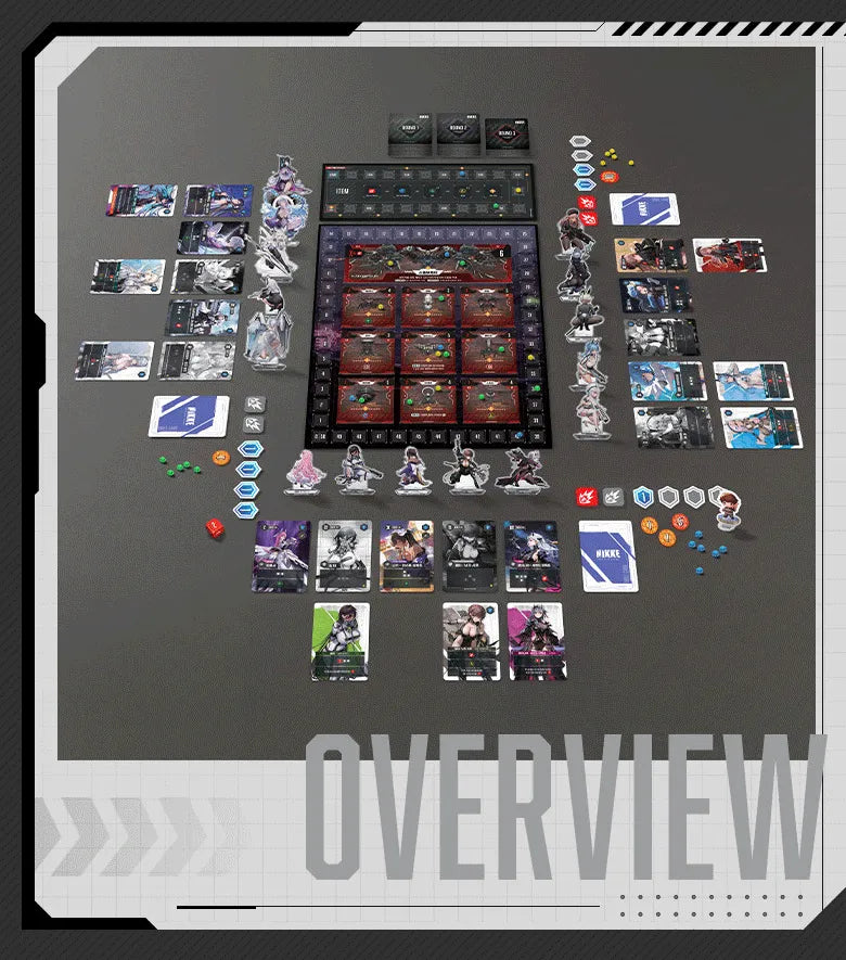 NIKKE Official Board Game Pre-Order | 25 Exclusive Acrylic Figures