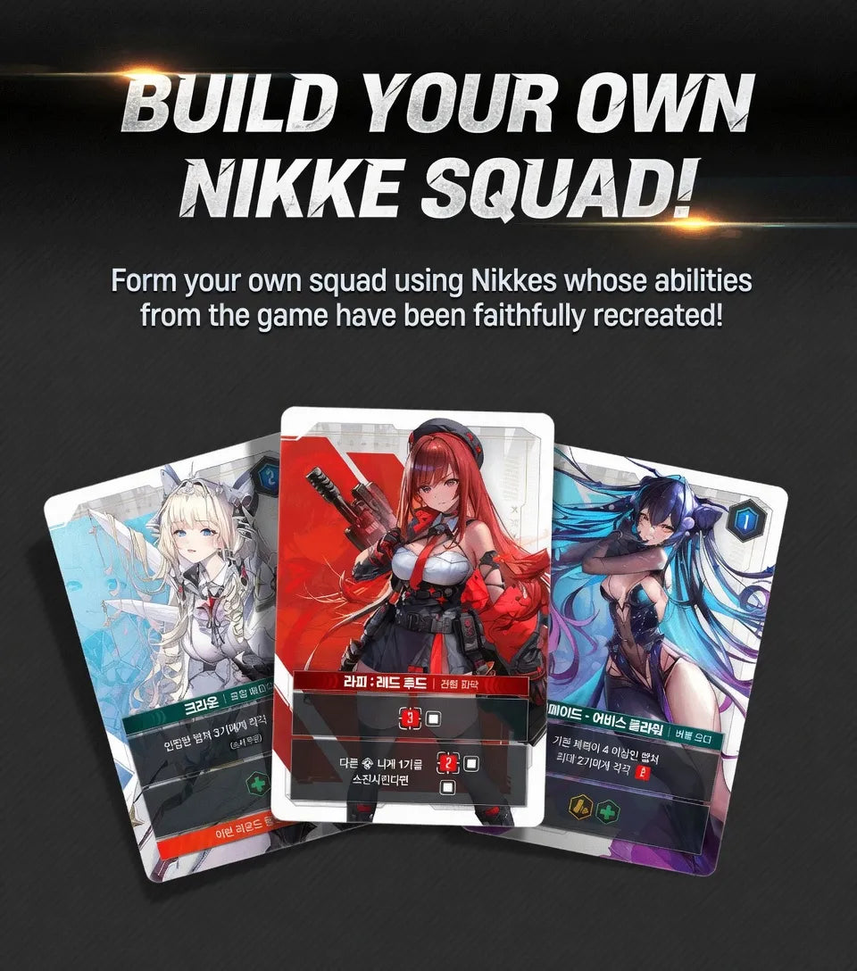 NIKKE Official Board Game Pre-Order | 25 Exclusive Acrylic Figures