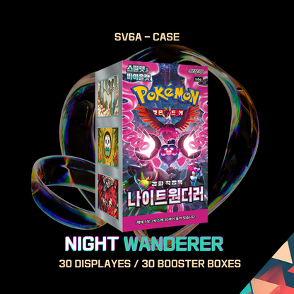 sv6a Night Wanderer 1 CASE 30 Booster Boxes Korean Factory Sealed