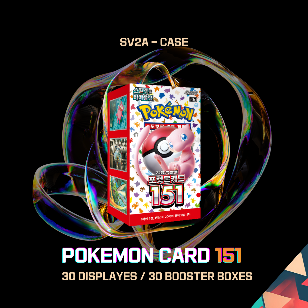 sv2a Pokemon 151  / 1 CASE 30 Booster Boxes Korean Factory Sealed