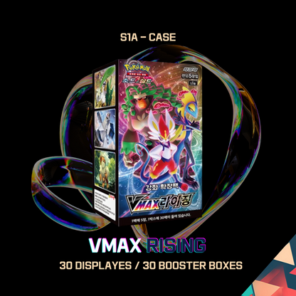 s1a VMAX Rising 1 case 30 booster boxes factory sealed Korean