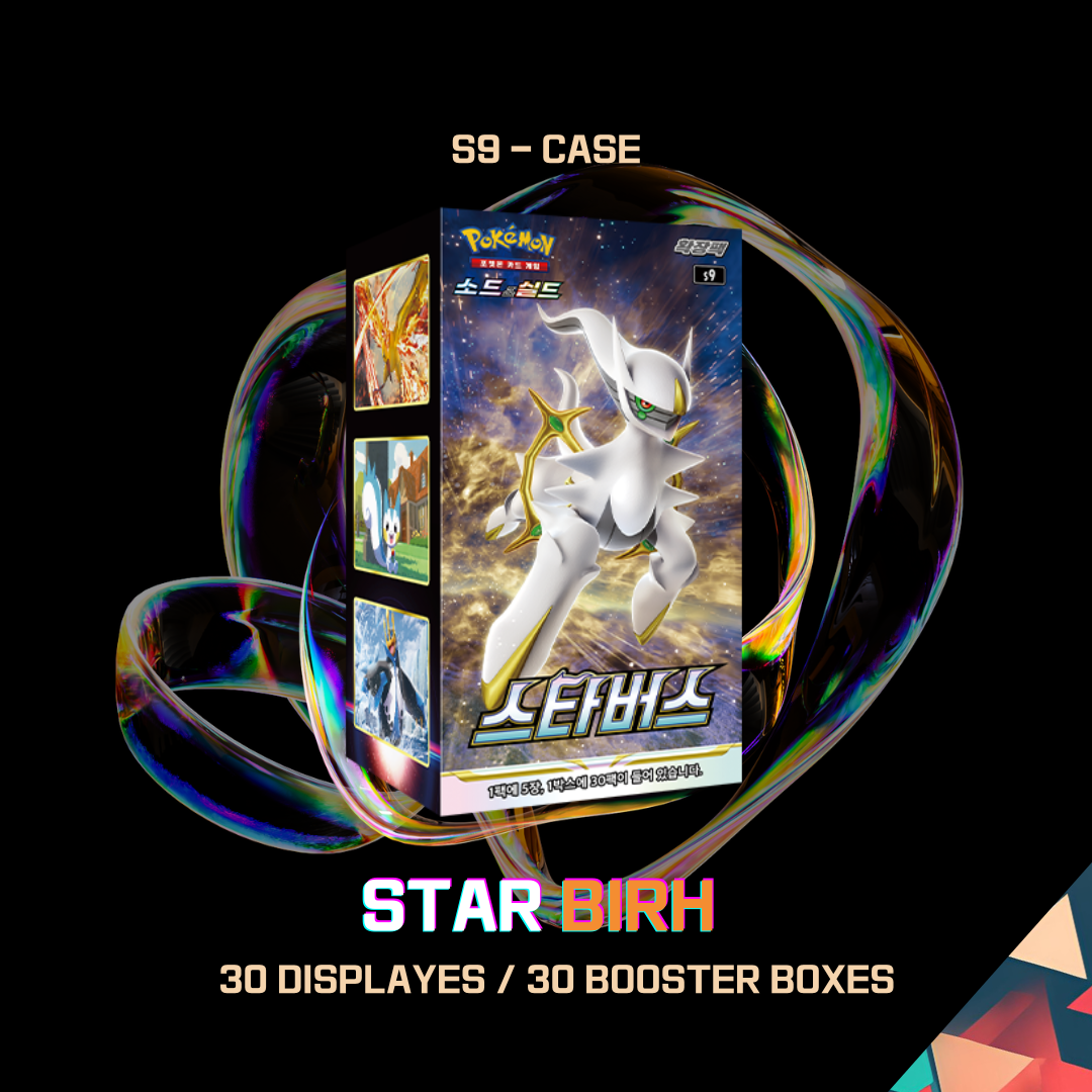 s9 star Birth 1 case 30 booster boxes factory sealed Korean