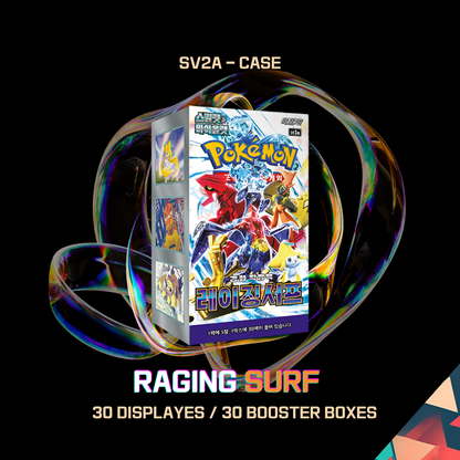 sv3a Raging Surf  1 CASE 30 Booster Boxes Korean Factory Sealed