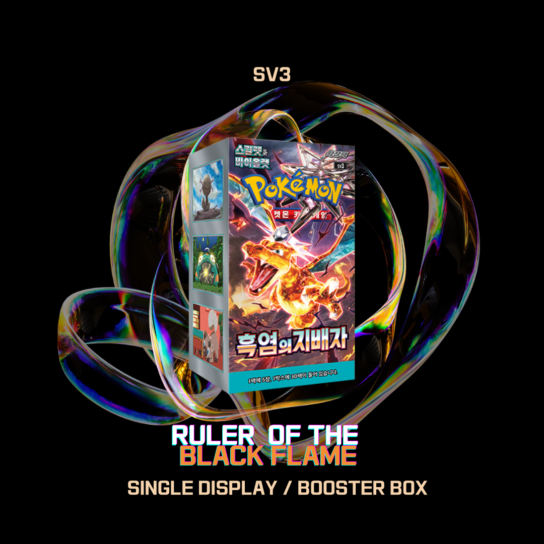 sv3 Ruler of the Black Flame Booster Box Factory Sealed